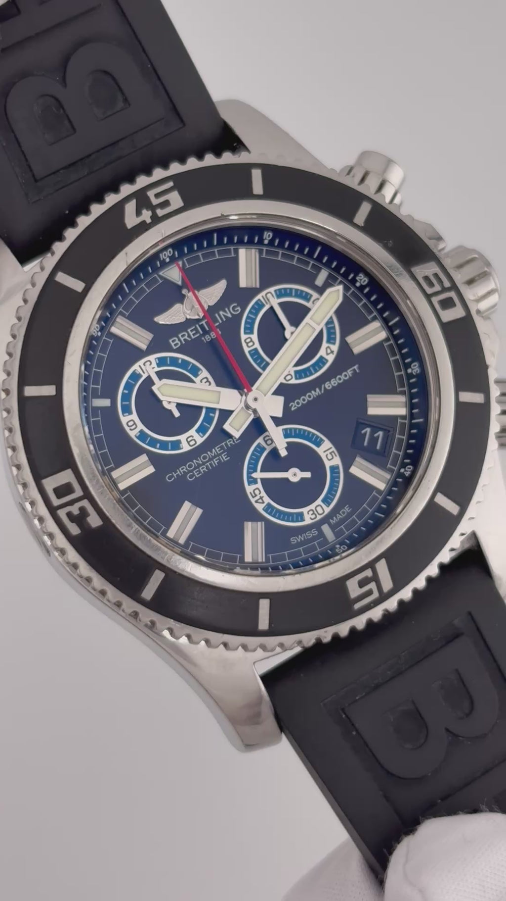 Breitling Superocean Chronograph M2000 A73310A8 46mm Full Set COSC 2012