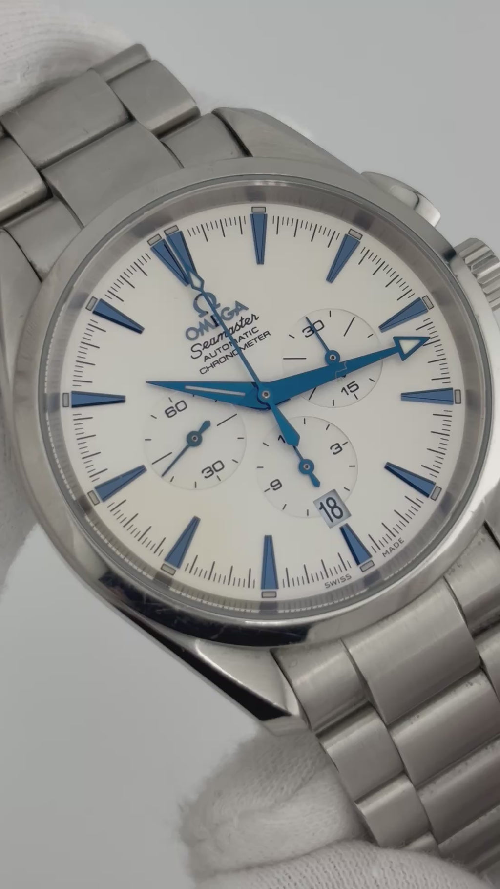 Omega Seamaster Aqua Terra Chronograph Ref. 2512.30.00 – Caliber 3301 –2006 Full set