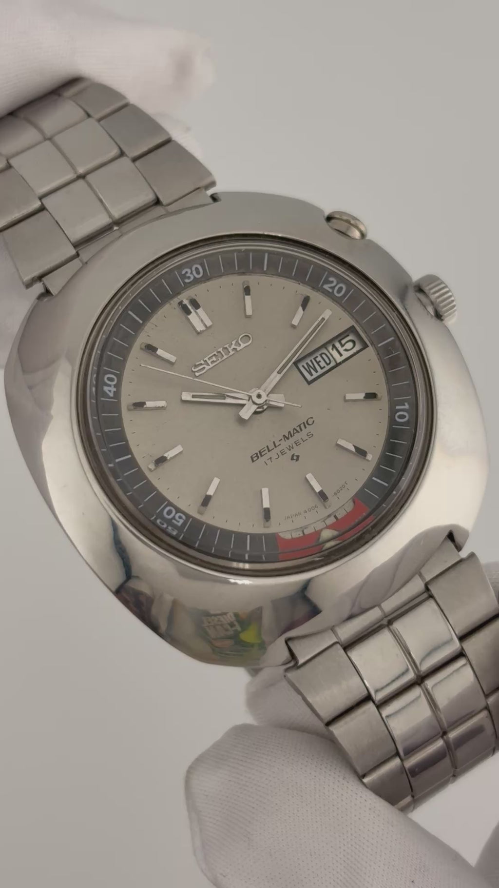 Seiko Bell-Matic 4006-6000 – 1969 Vintage Alarm Watch