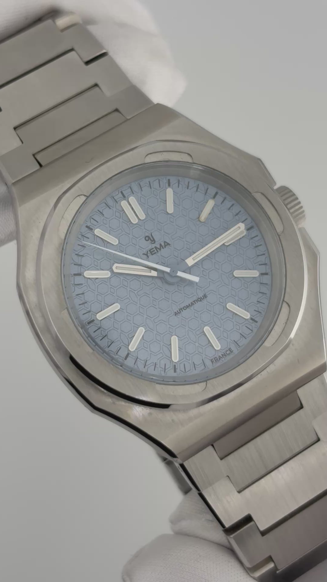 YEMA Urban Traveller “Glacier Blue” Automatic – Full Set – YEMA2000 |