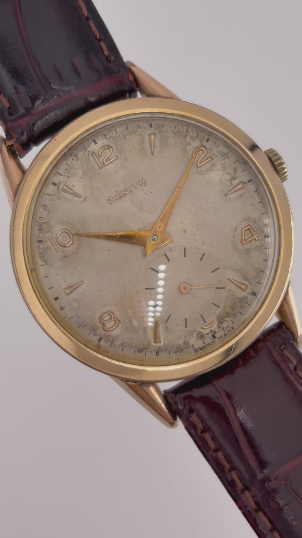 ZENITH VINTAGE 18K GOLD-FILLED 40 MICRON – FRESH SERVICE – c.1950s